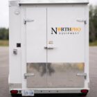 New 16ft Trailer Cooler Freezer Rear View- North Pro Equipment