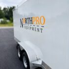 New 16ft Trailer Cooler Freezer Side View For Sale - North Pro Equipment