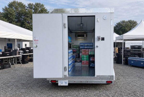 North Pro Equipment Cooler Trailer at Events