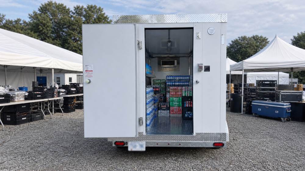 North Pro Equipment Cooler Trailer at Events